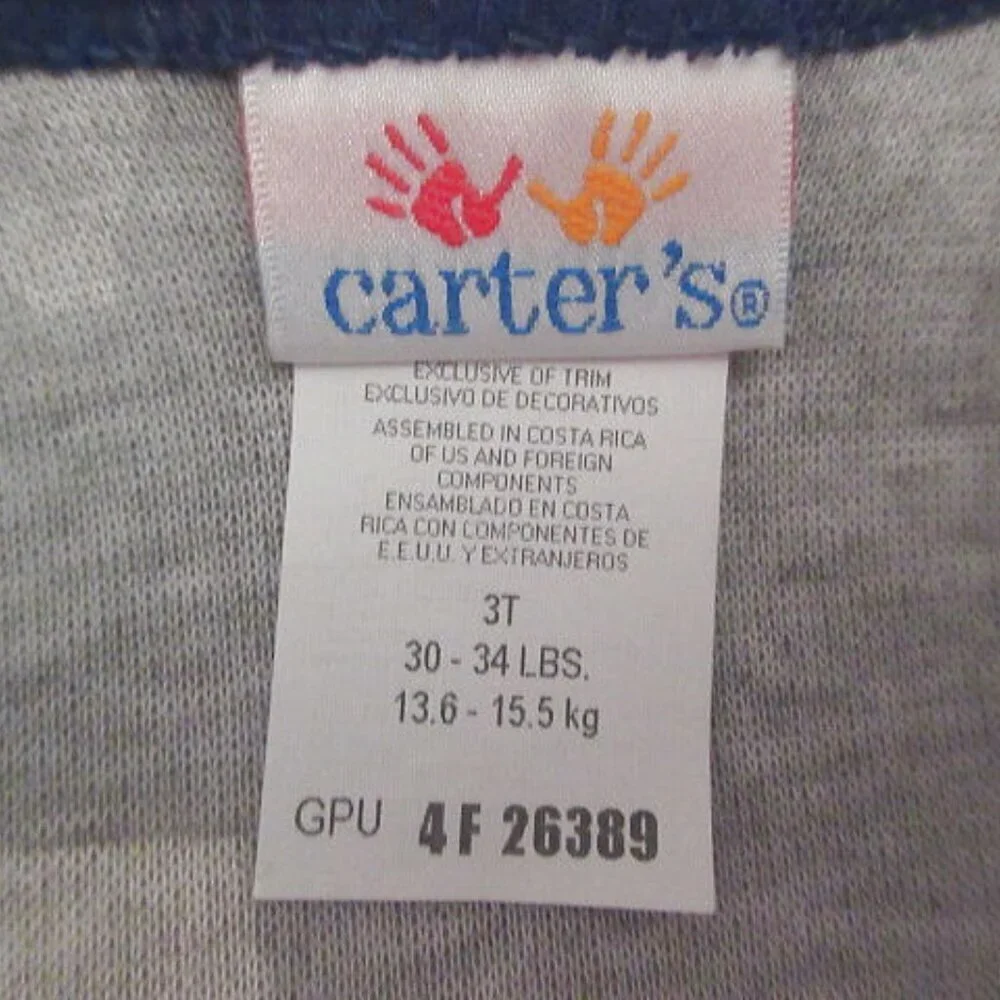 Carters new tags